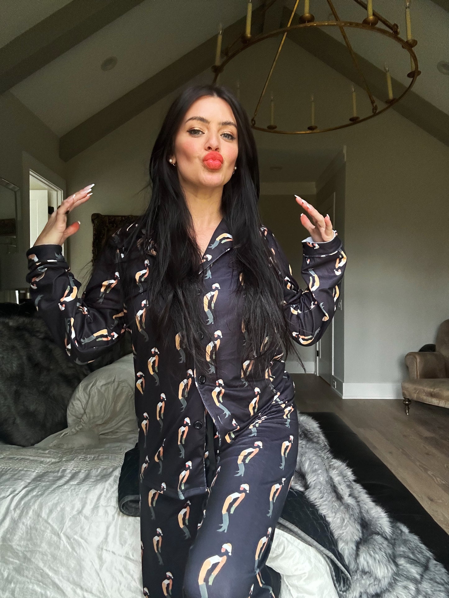 Billy Christmas Pajama Top