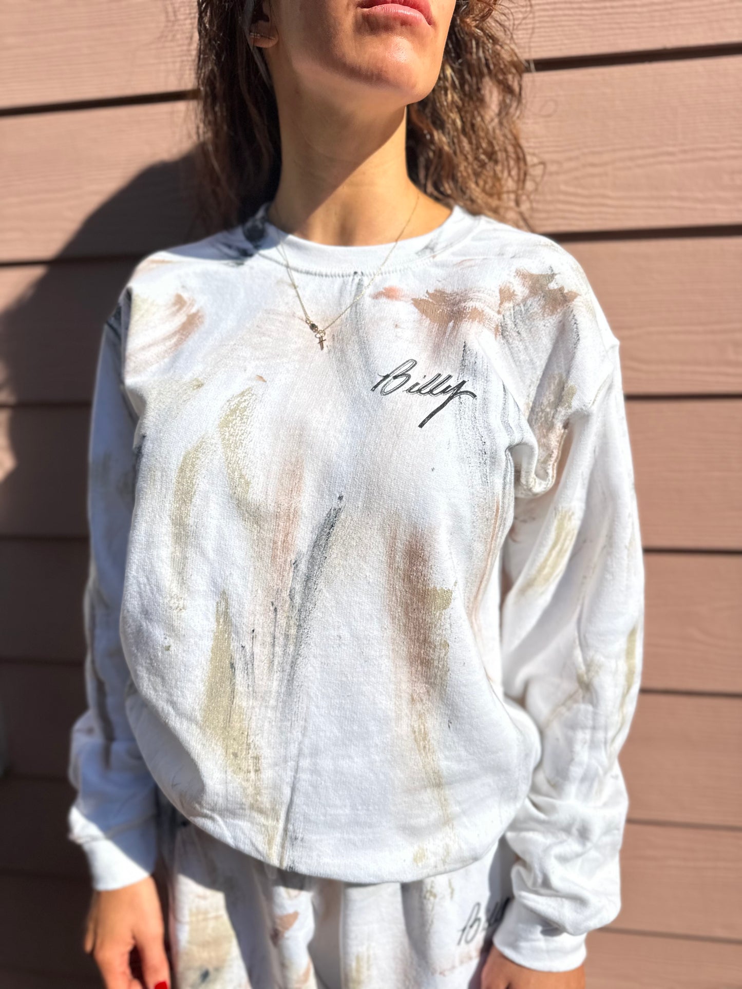 Billy White Sweatshirt