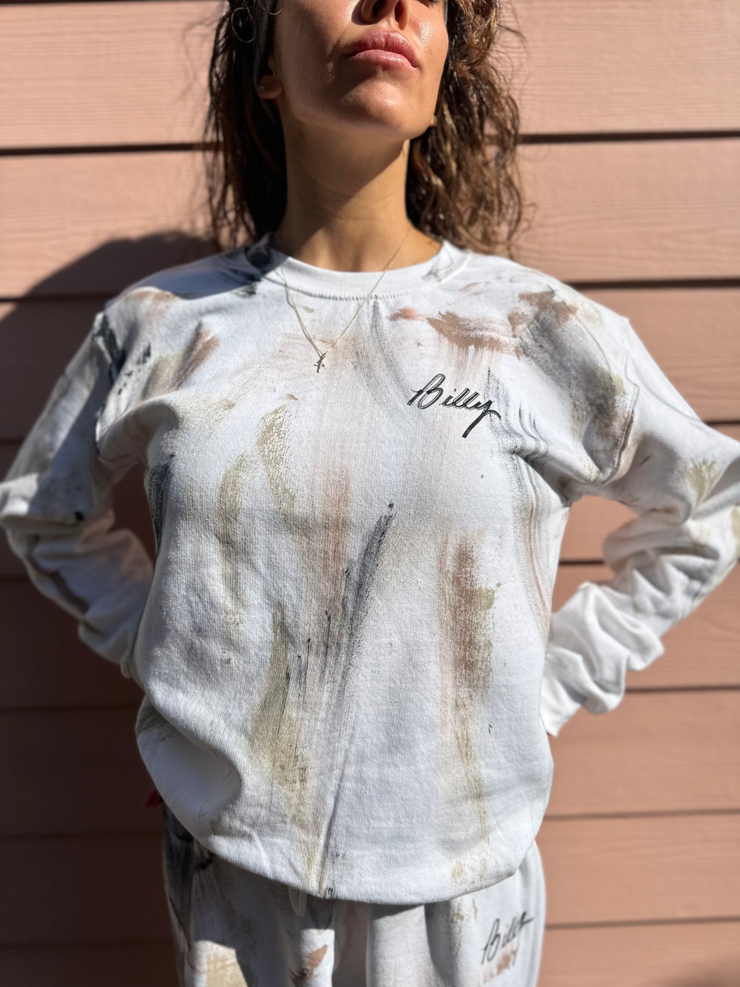 Billy White Sweatshirt