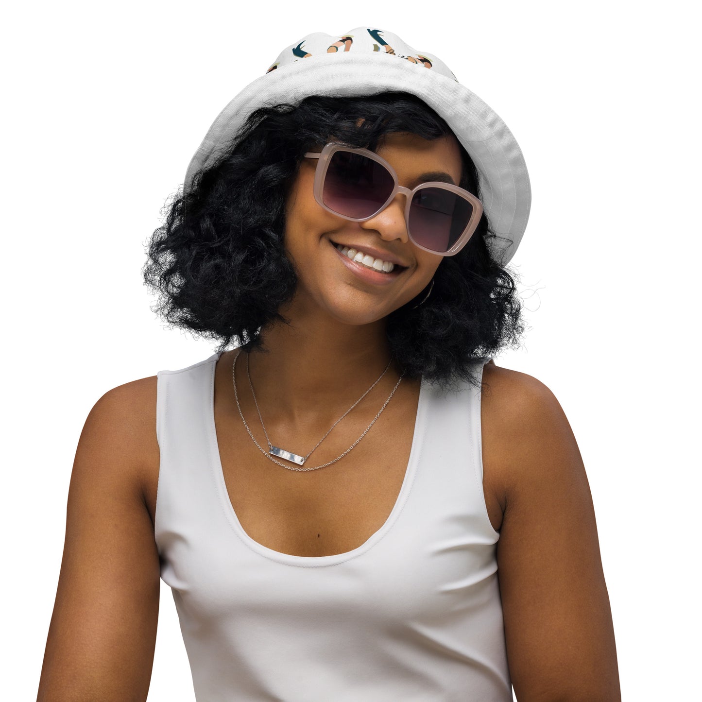 Beach Cowgirl Reversible Bucket Hat