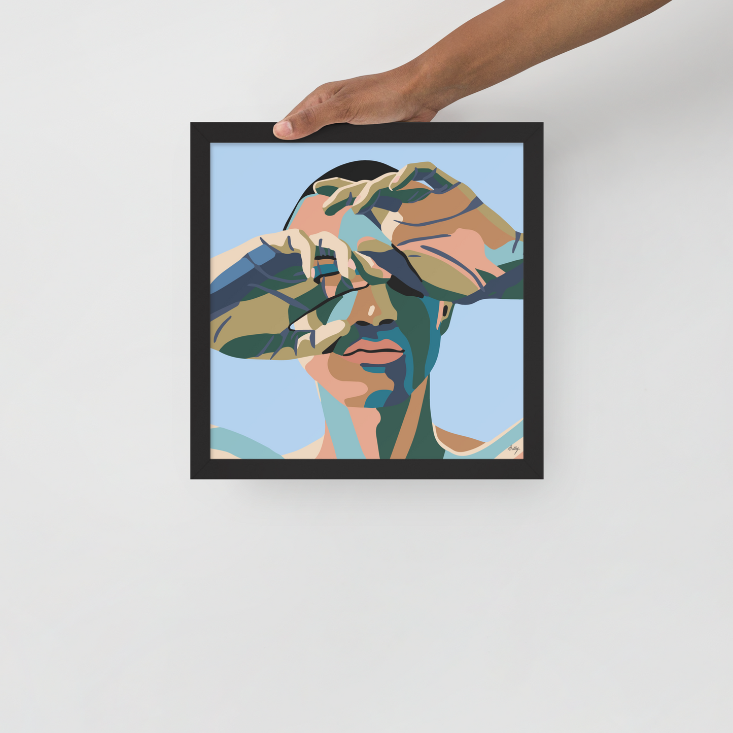 Motivated Perception Framed Print