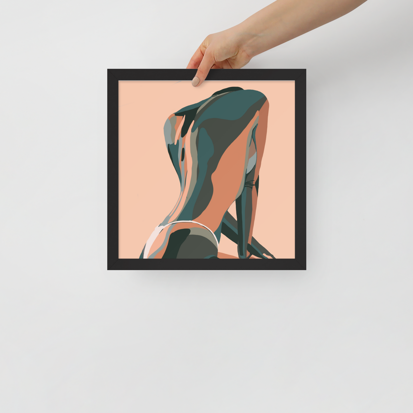 Morning Stretch Framed Print