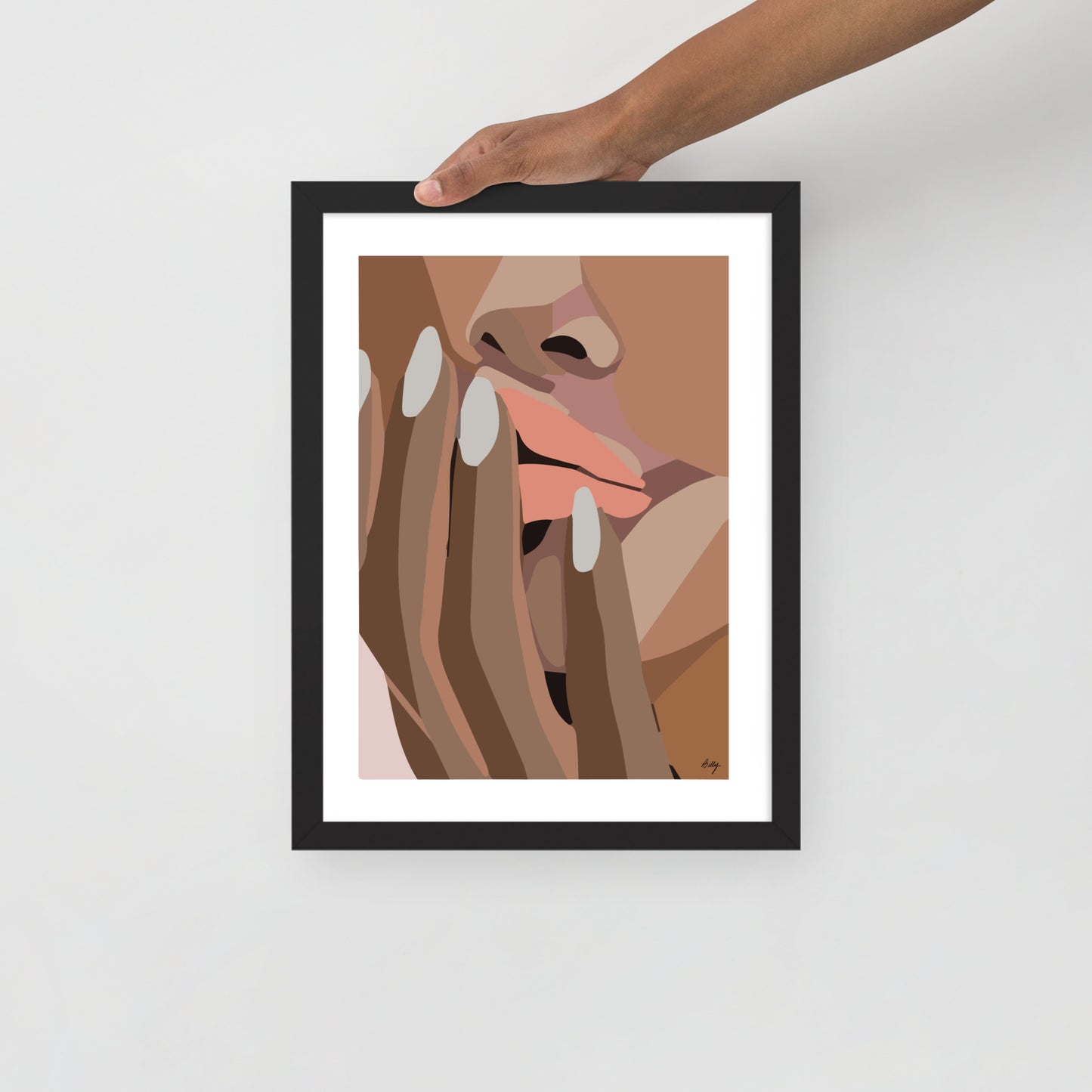 Tell Me More Framed Print