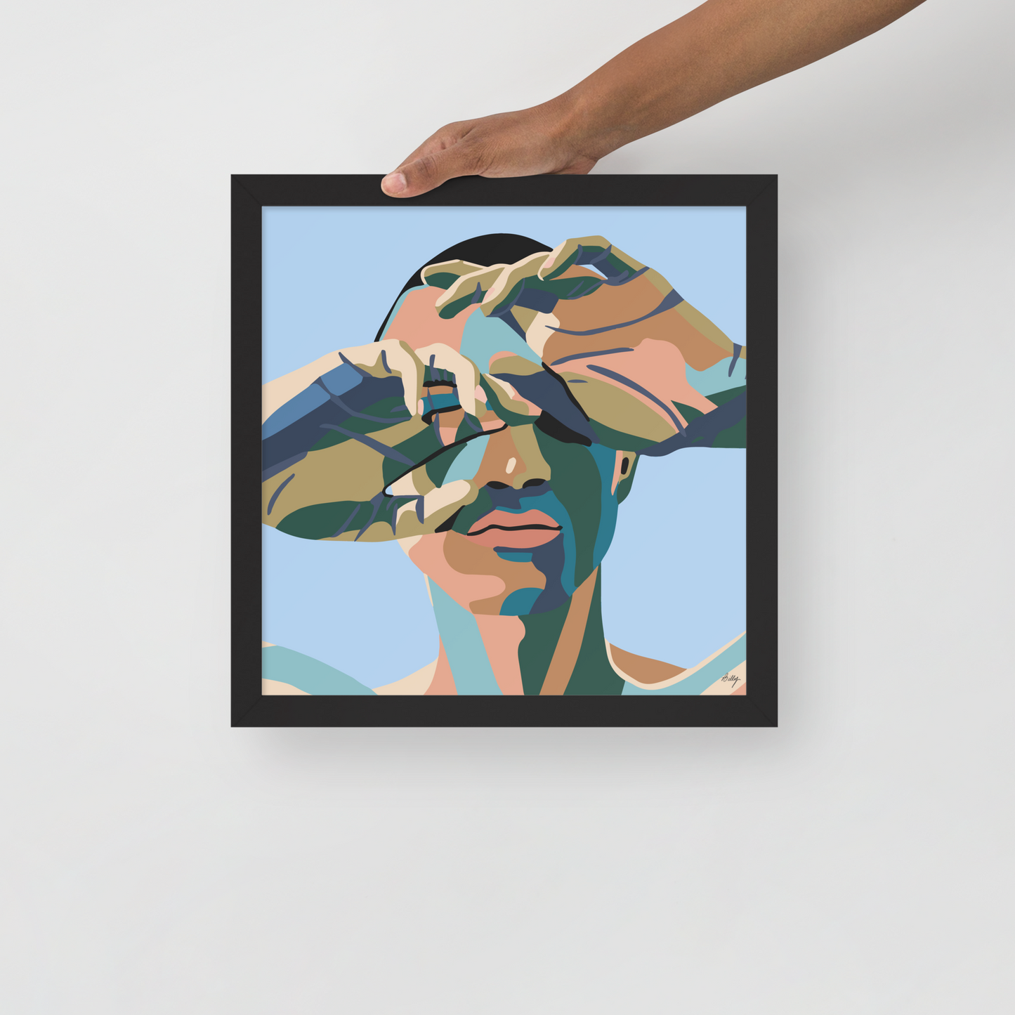 Motivated Perception Framed Print