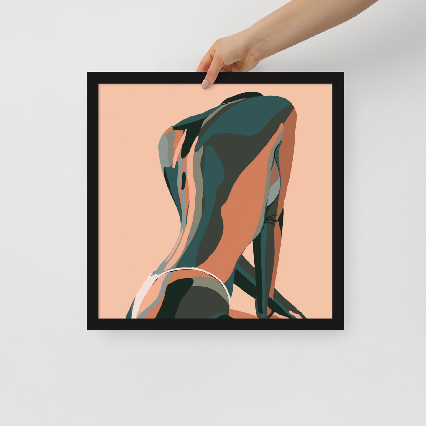 Morning Stretch Framed Print
