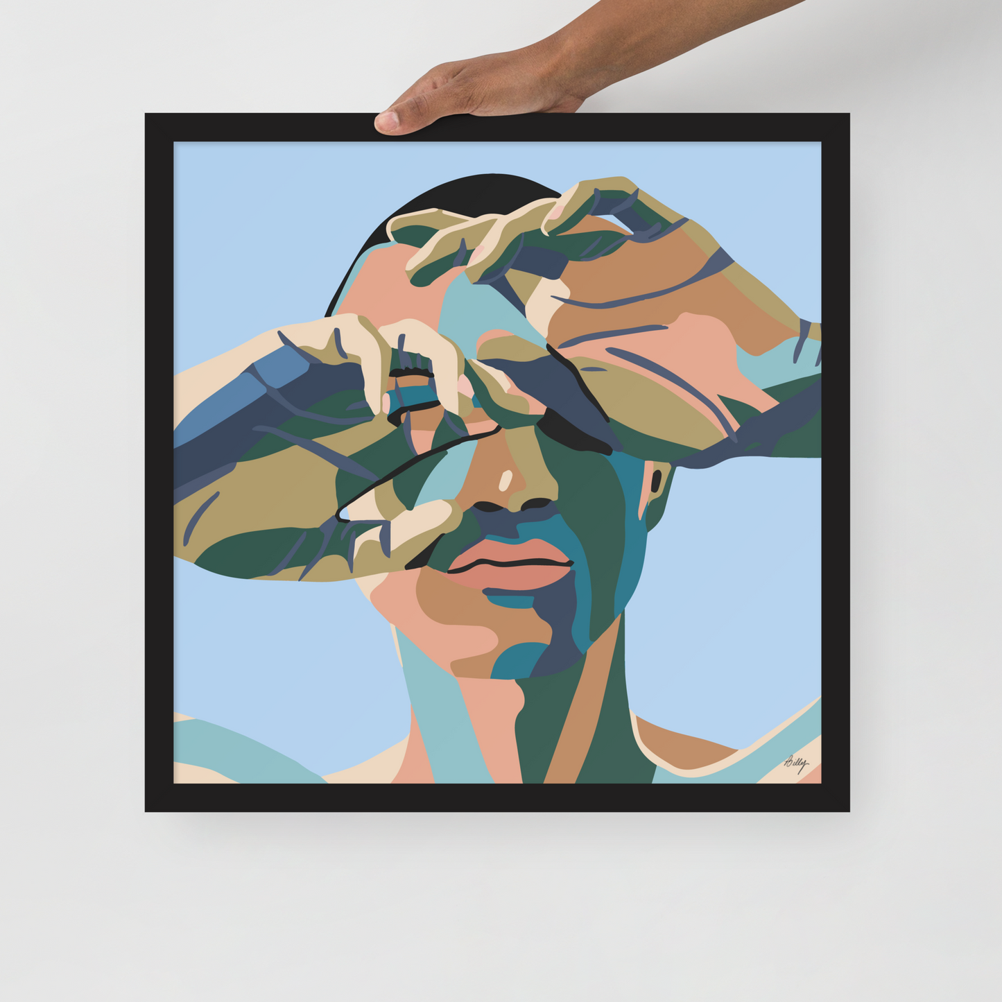Motivated Perception Framed Print