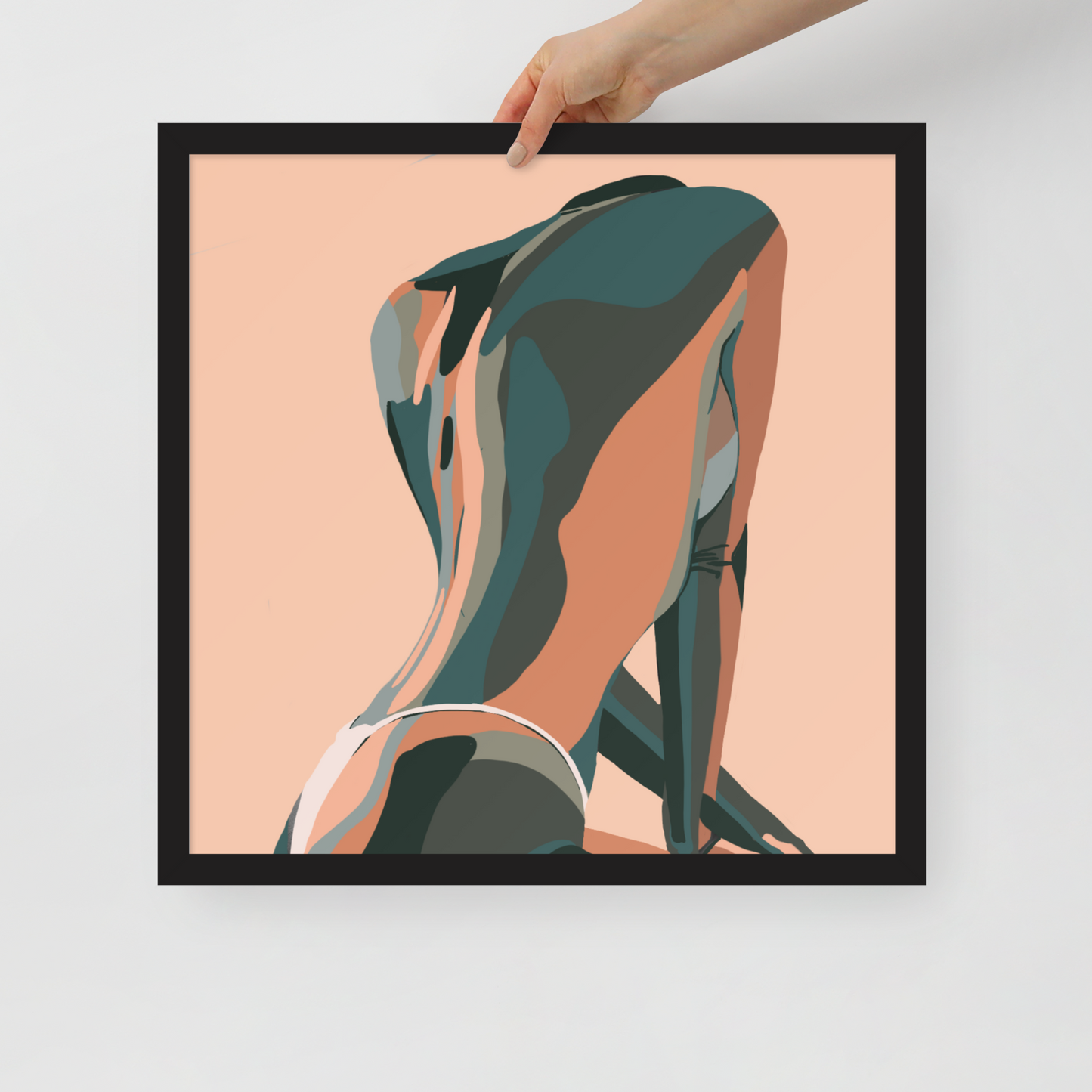 Morning Stretch Framed Print
