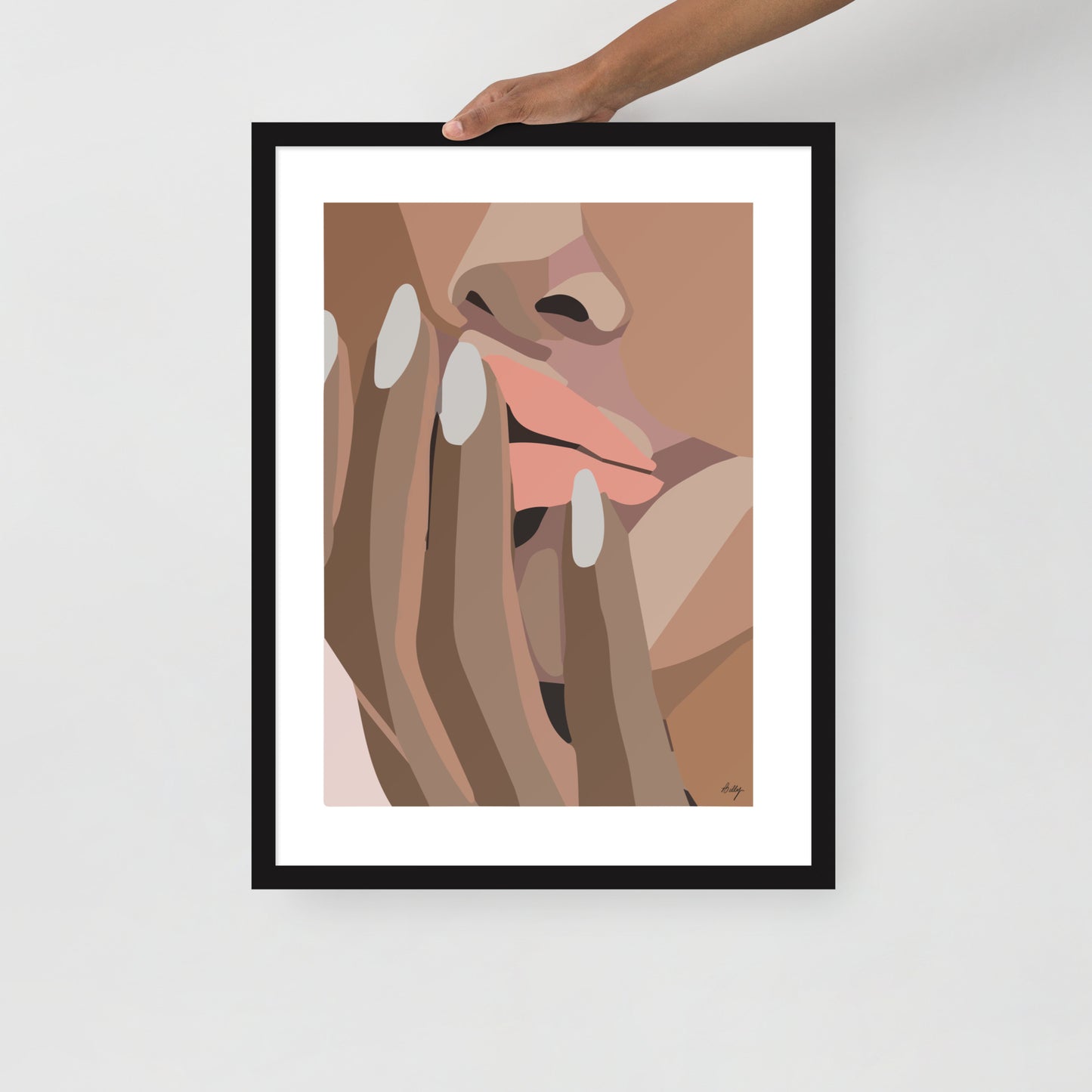 Tell Me More Framed Print