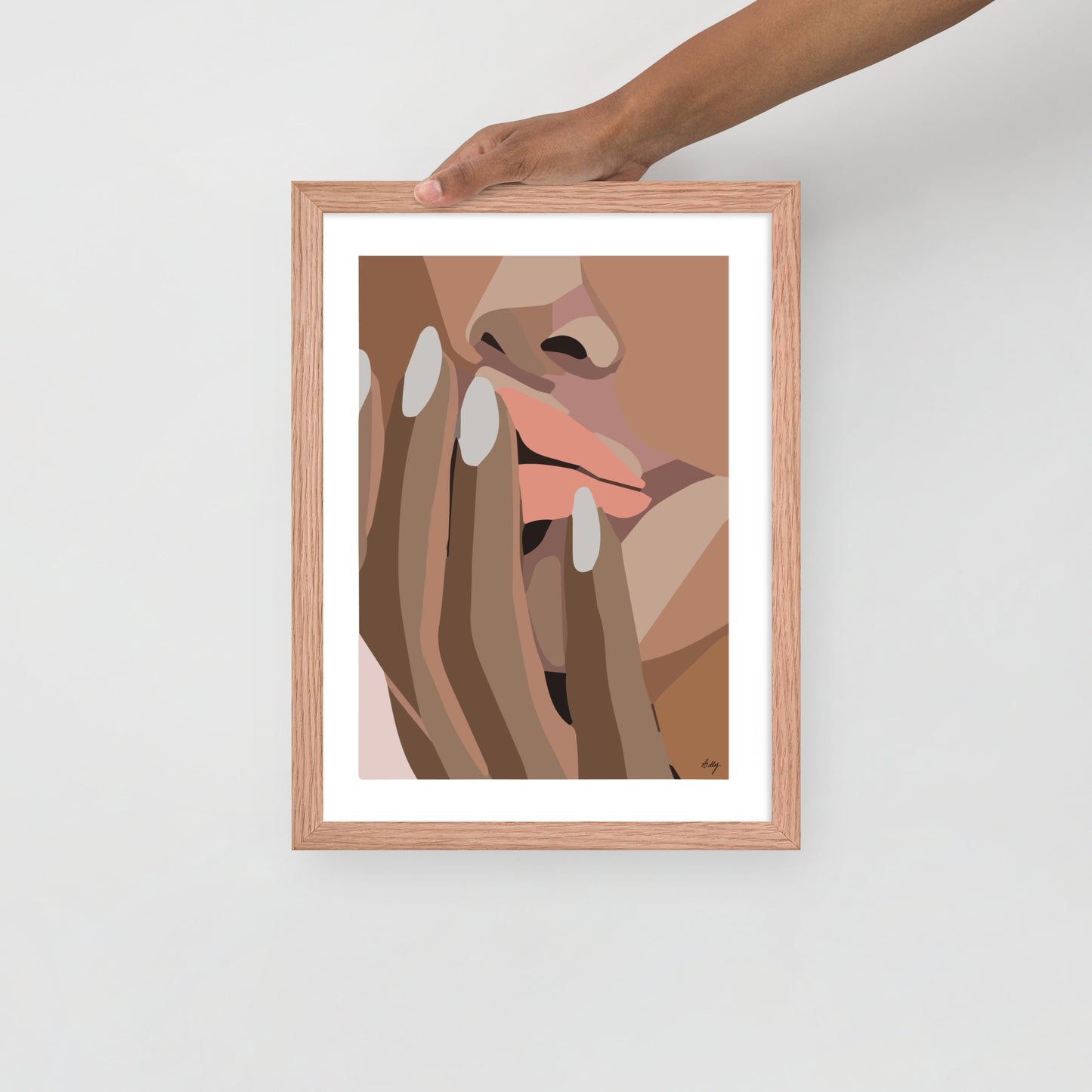 Tell Me More Framed Print