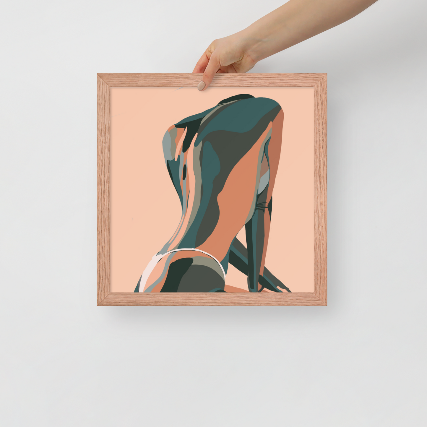 Morning Stretch Framed Print