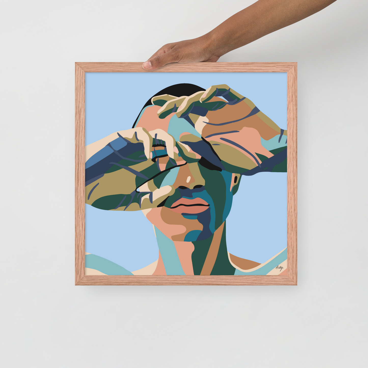 Motivated Perception Framed Print