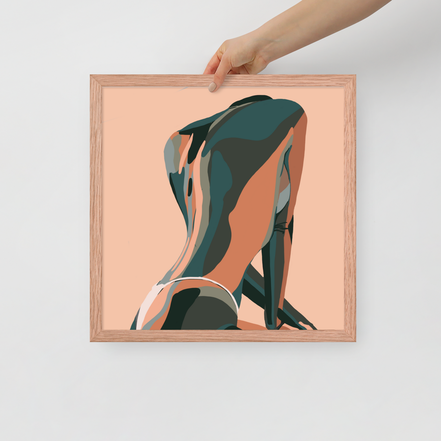 Morning Stretch Framed Print