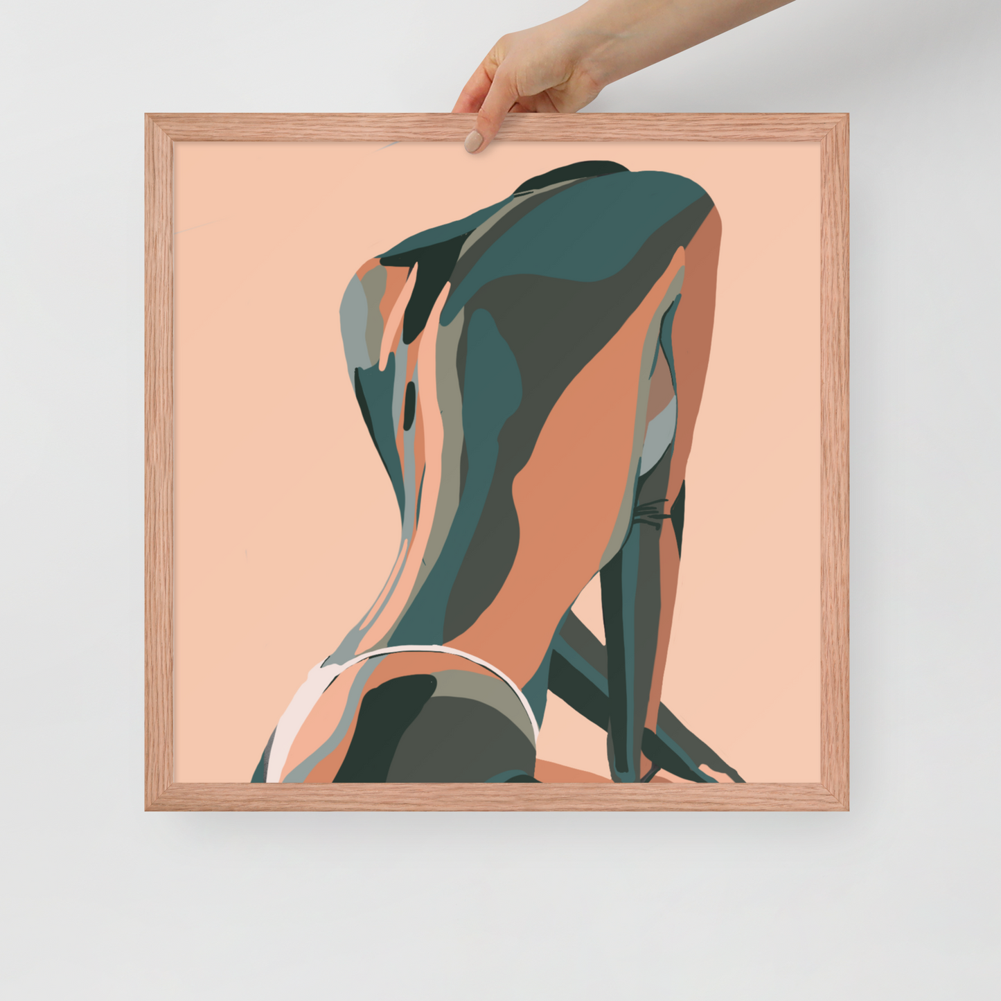 Morning Stretch Framed Print