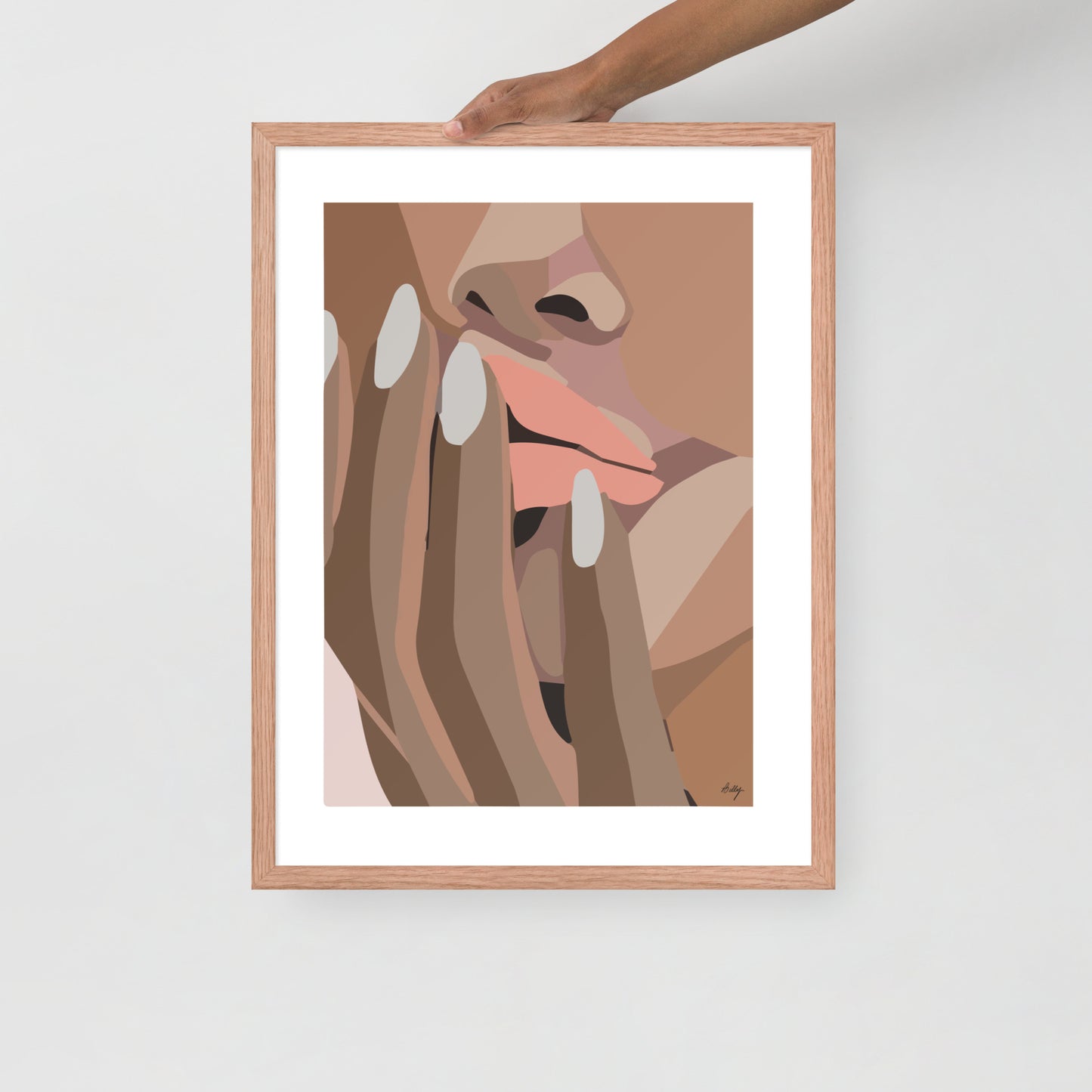 Tell Me More Framed Print