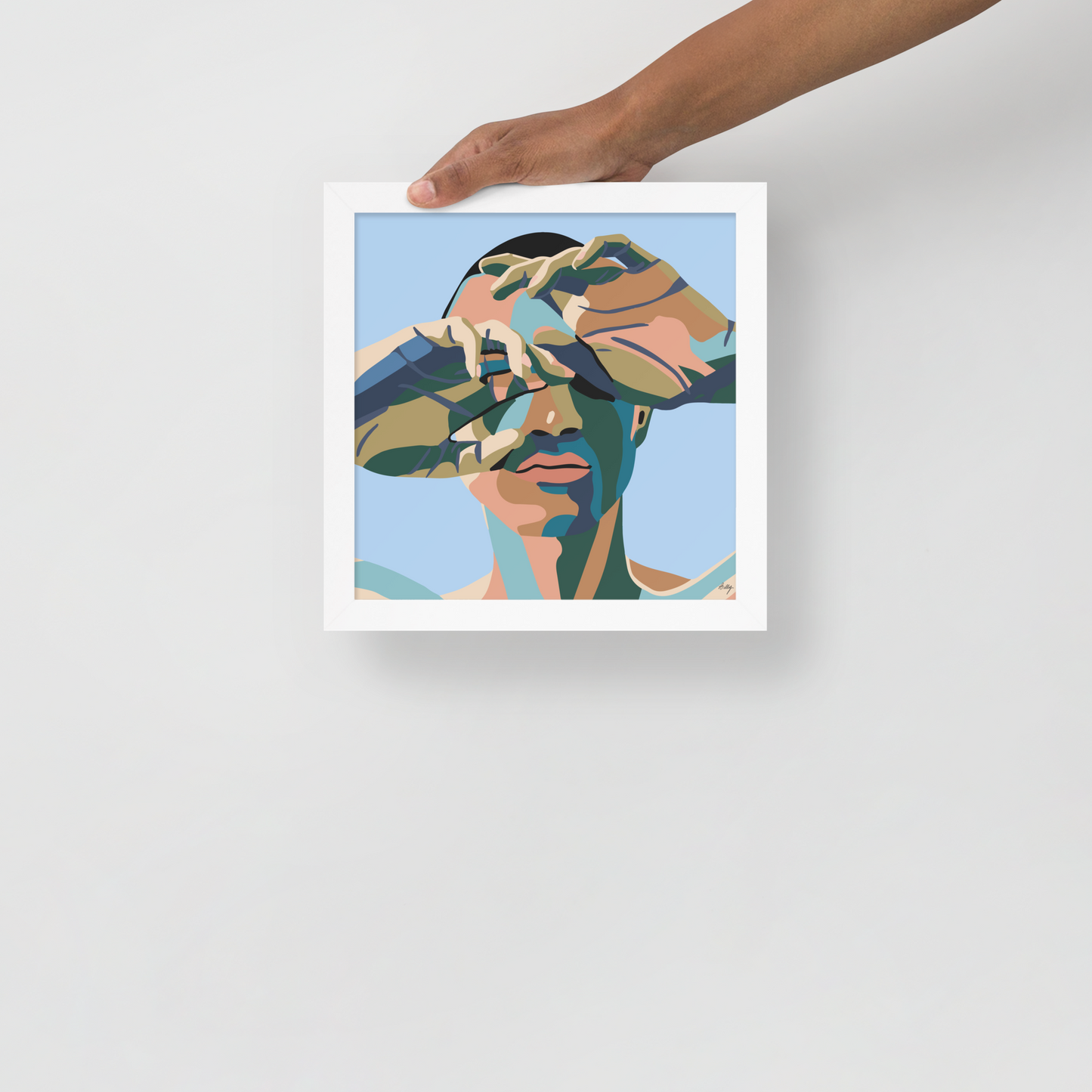 Motivated Perception Framed Print