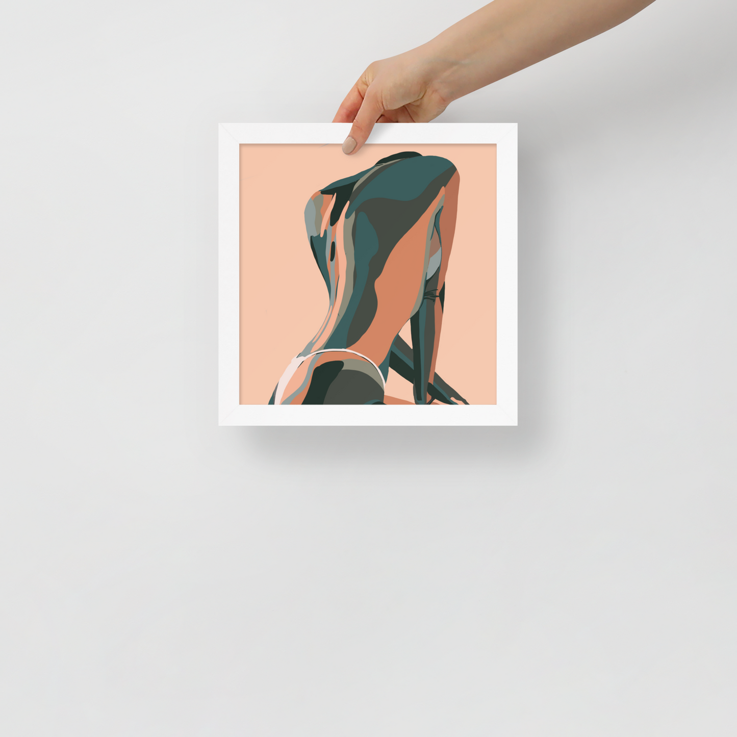 Morning Stretch Framed Print