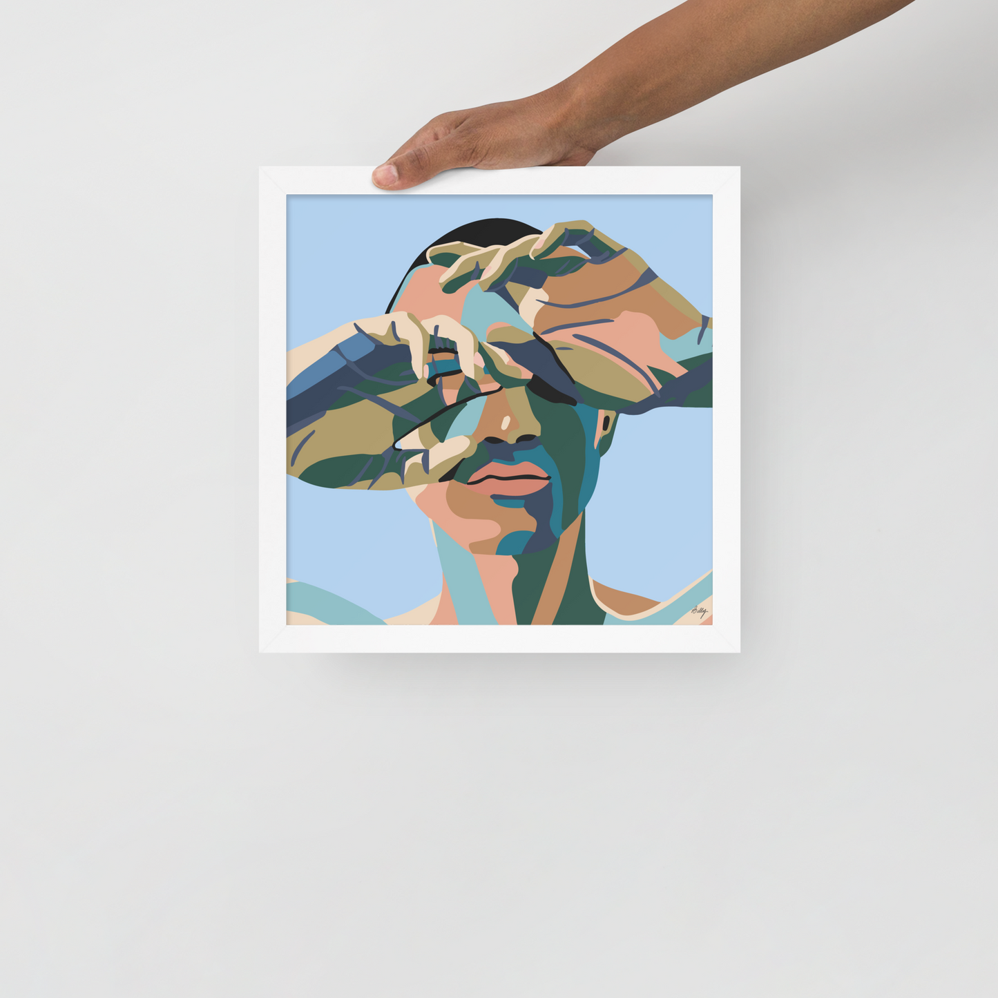 Motivated Perception Framed Print