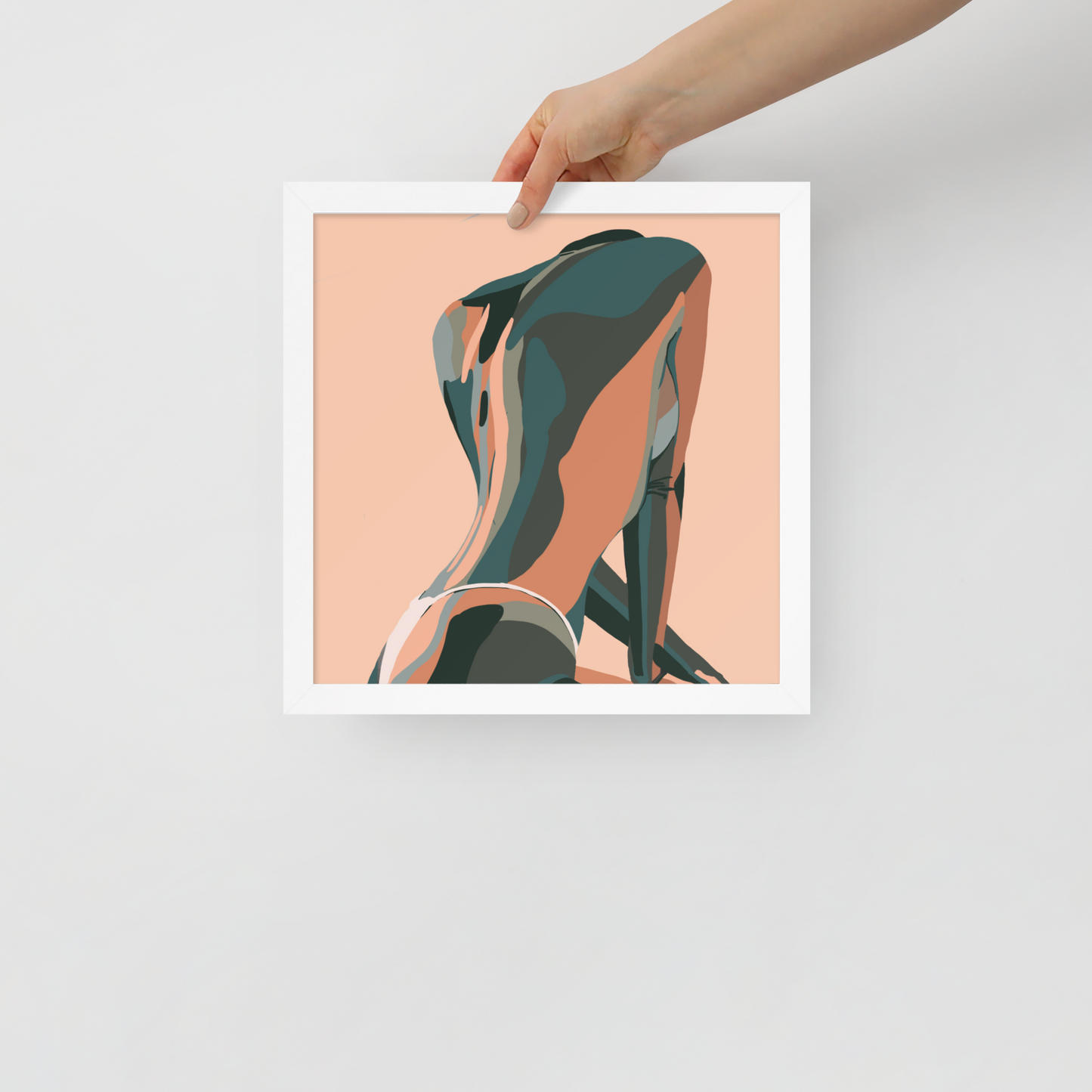 Morning Stretch Framed Print