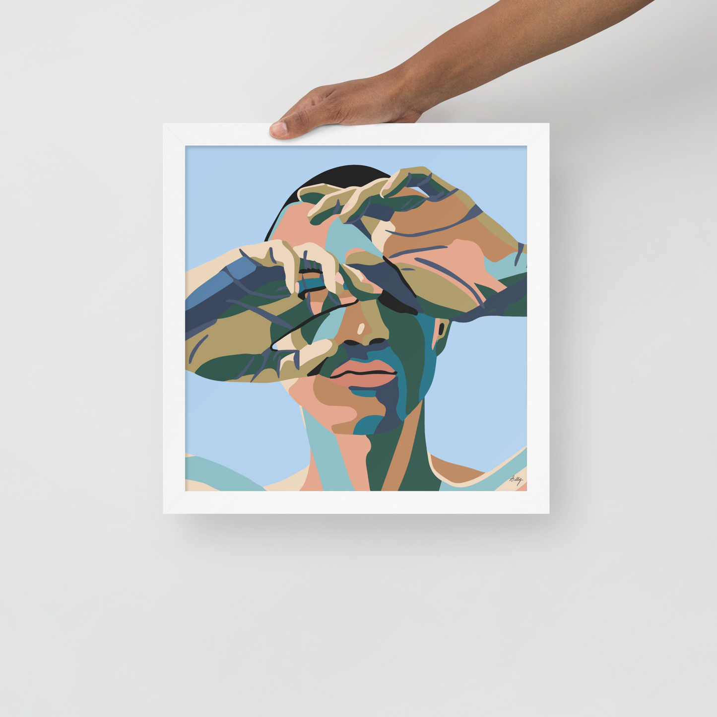 Motivated Perception Framed Print