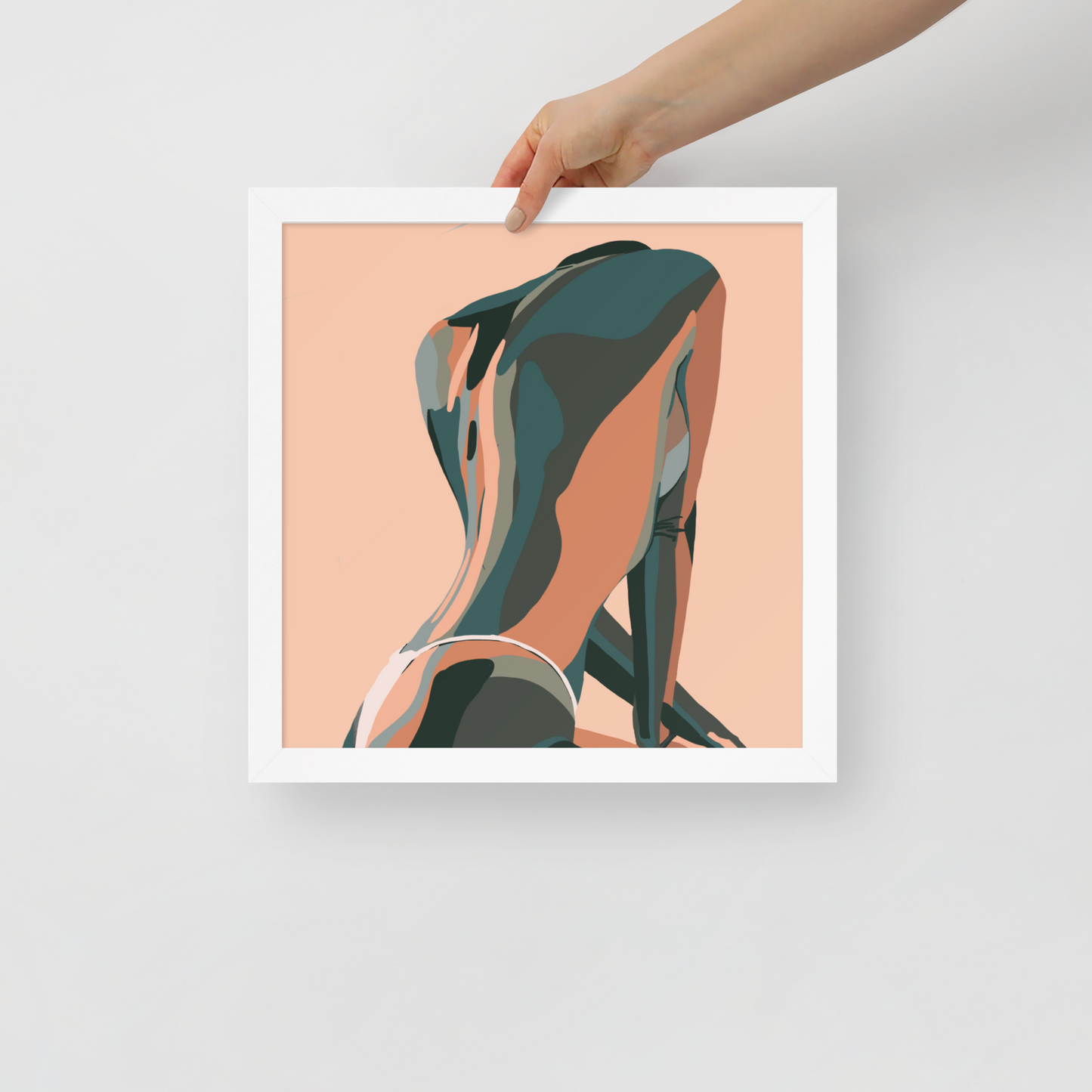 Morning Stretch Framed Print