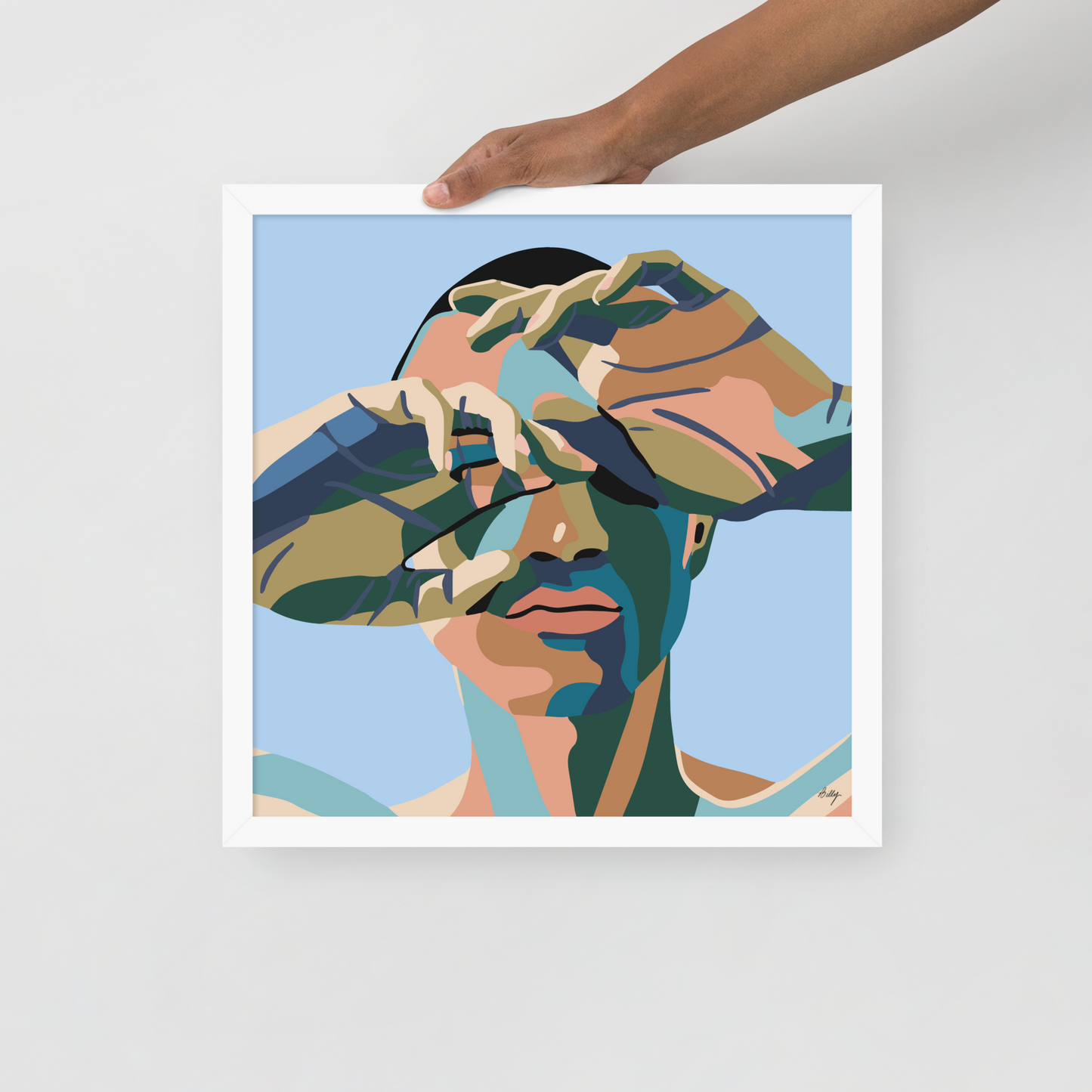Motivated Perception Framed Print
