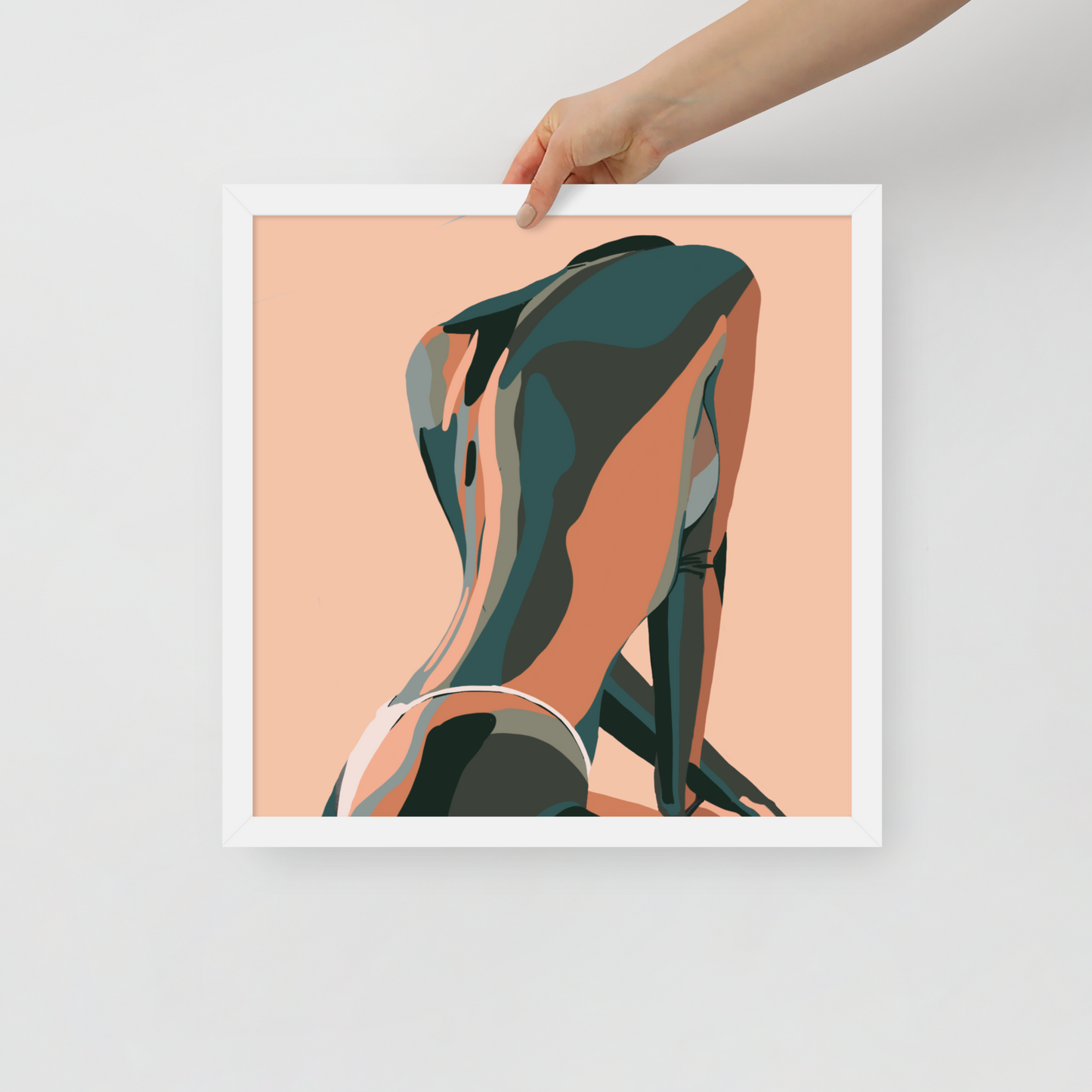 Morning Stretch Framed Print
