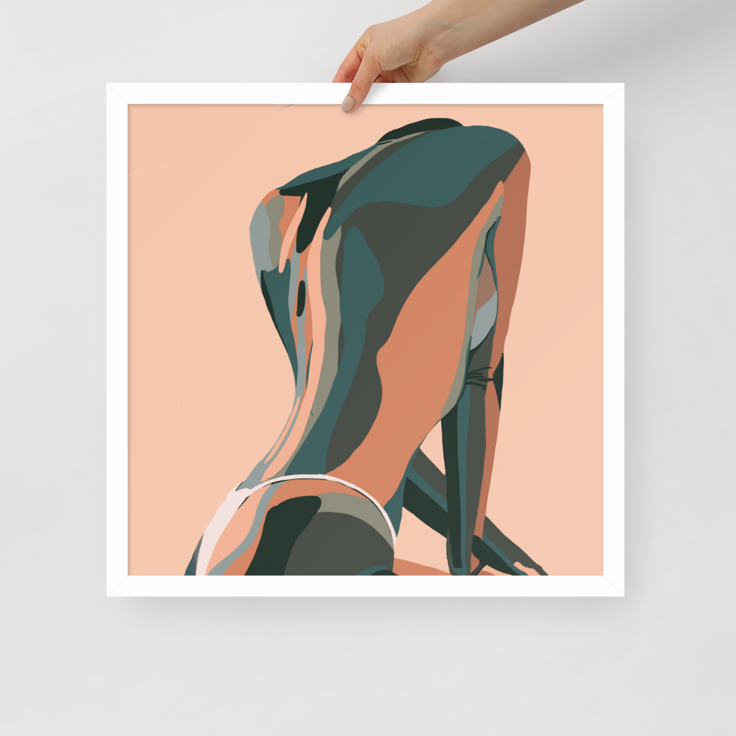 Morning Stretch Framed Print
