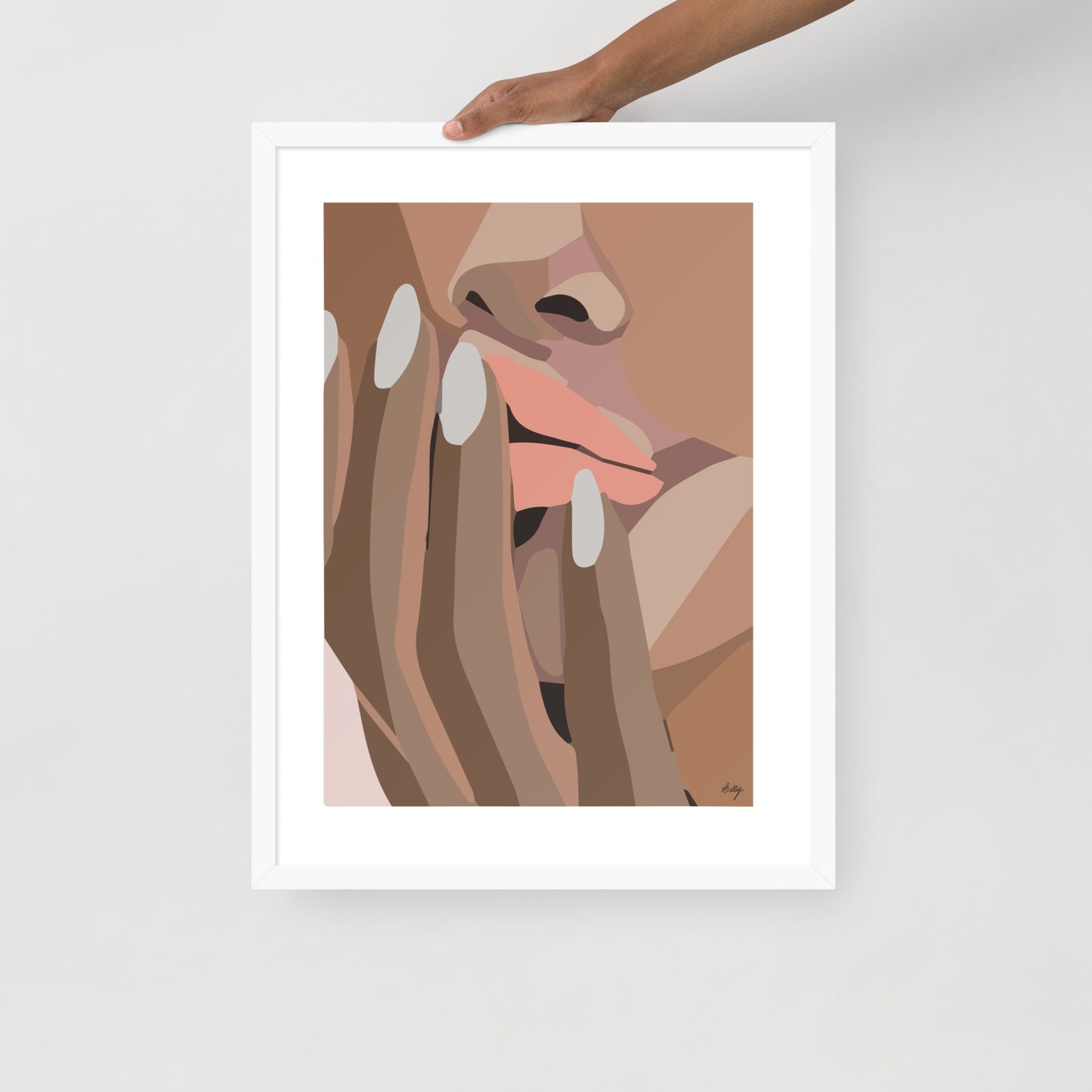 Tell Me More Framed Print