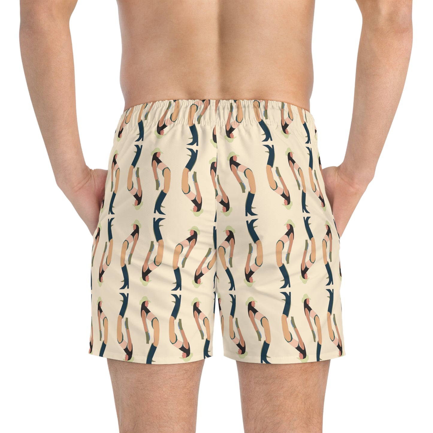Beach Cowgirl Hoochie Daddy Swim Trunk (Nude)
