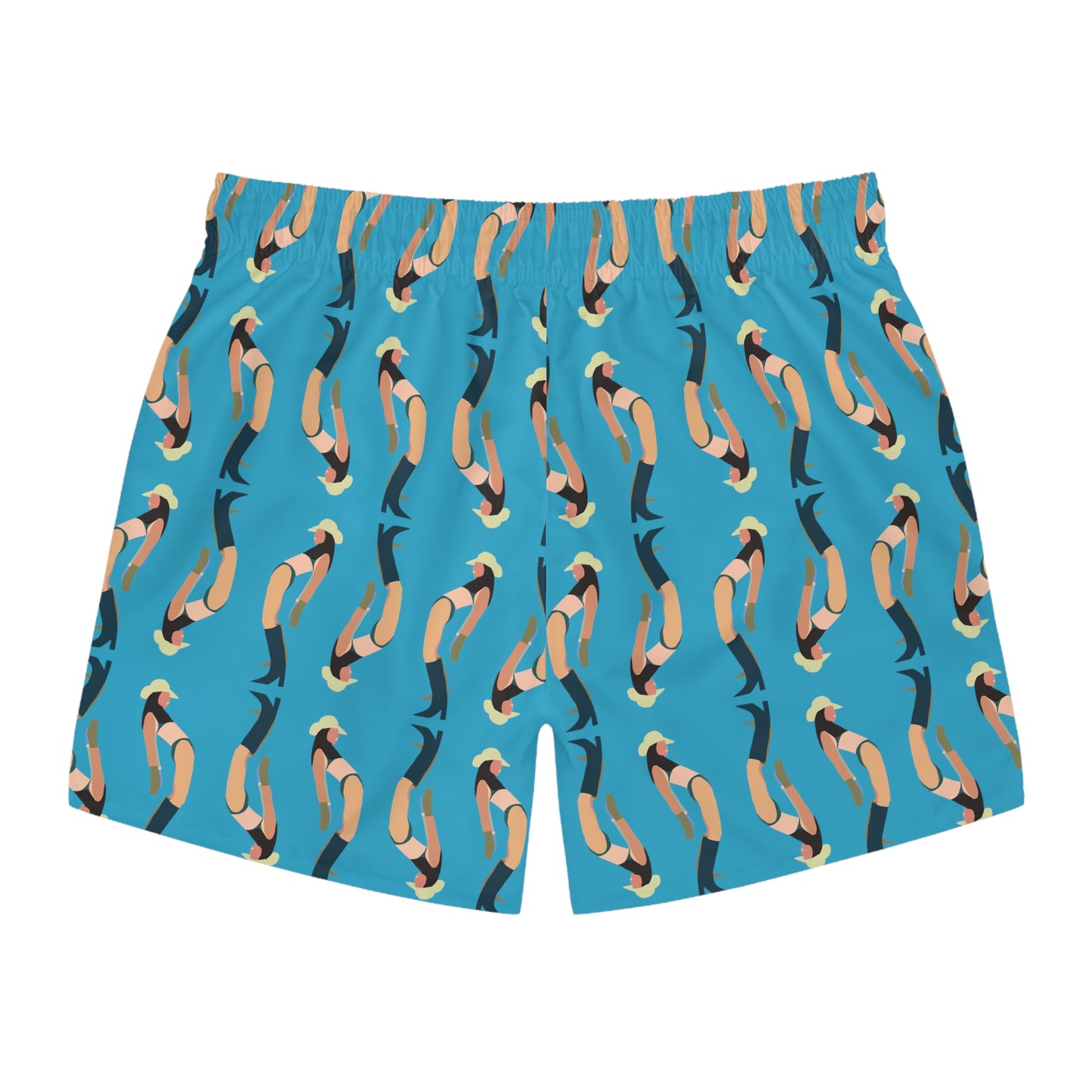 Beach Cowgirl Hoochie Daddy Swim Trunk