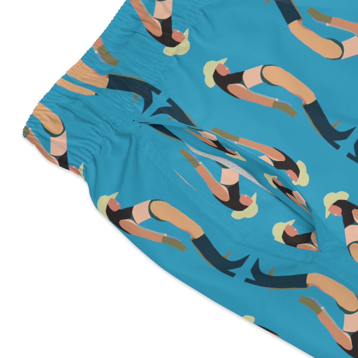 Beach Cowgirl Hoochie Daddy Swim Trunk