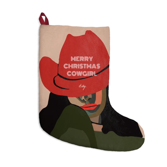 Christmas Cowgirl Stocking