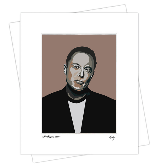 Elon Musk Limited Edition Matted Print