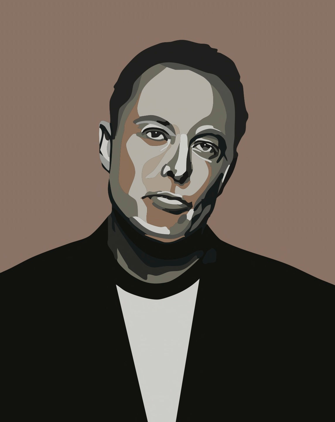 Elon Musk Limited Edition Matted Print