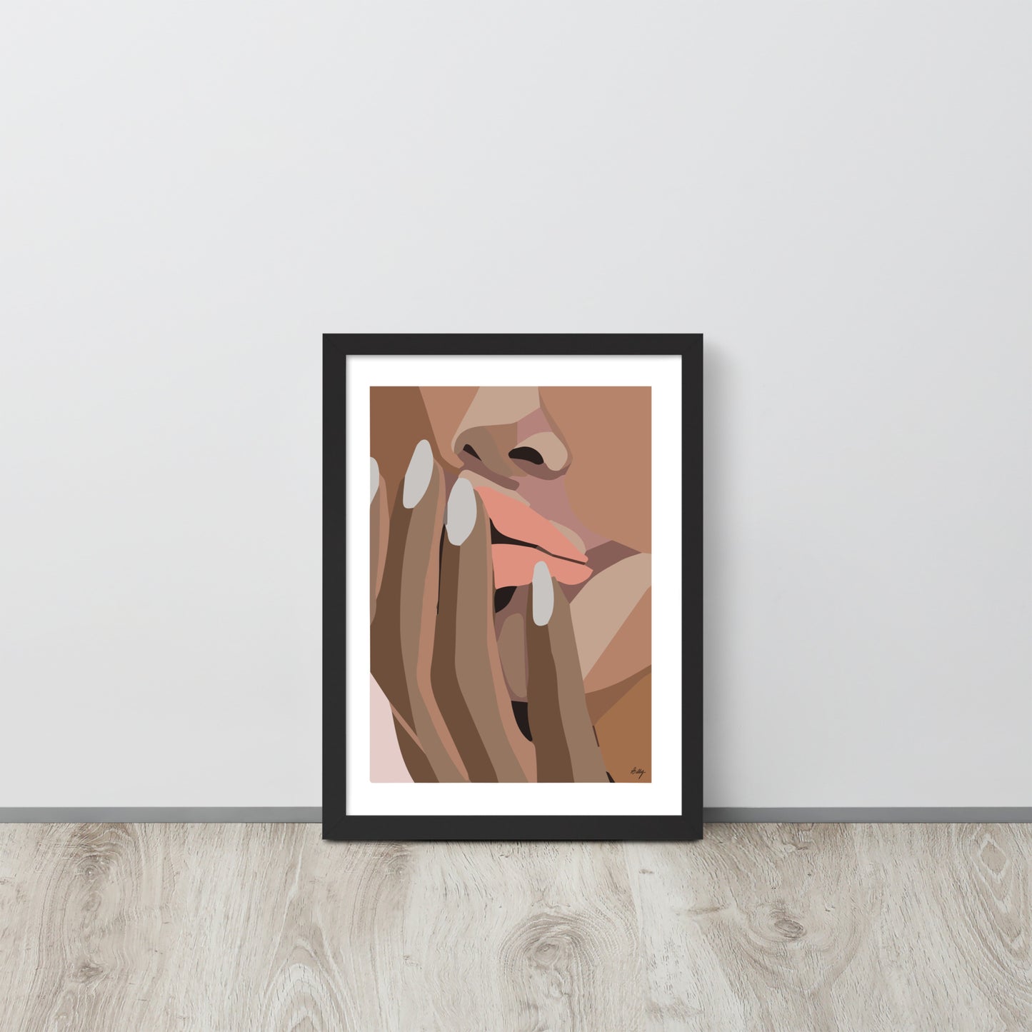 Tell Me More Framed Print