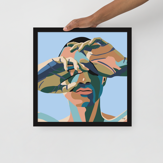 Motivated Perception Framed Print