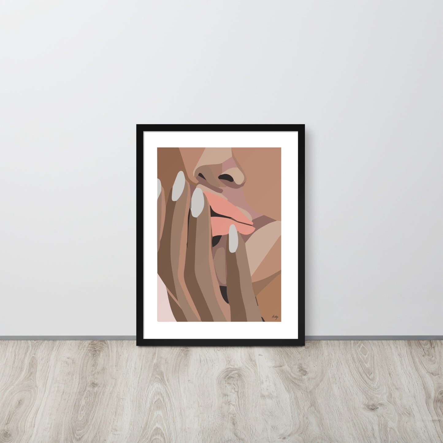 Tell Me More Framed Print