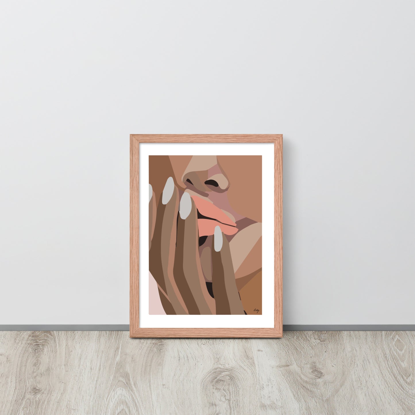 Tell Me More Framed Print