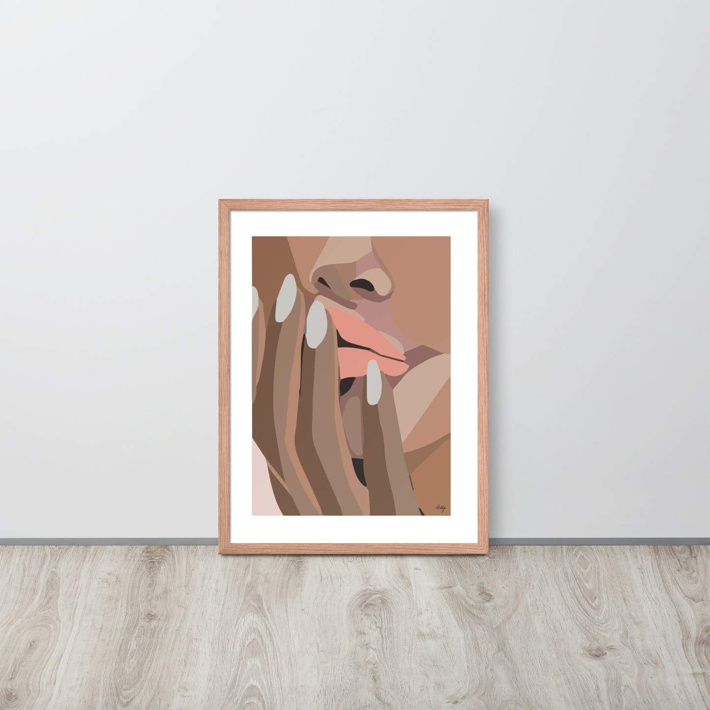 Tell Me More Framed Print