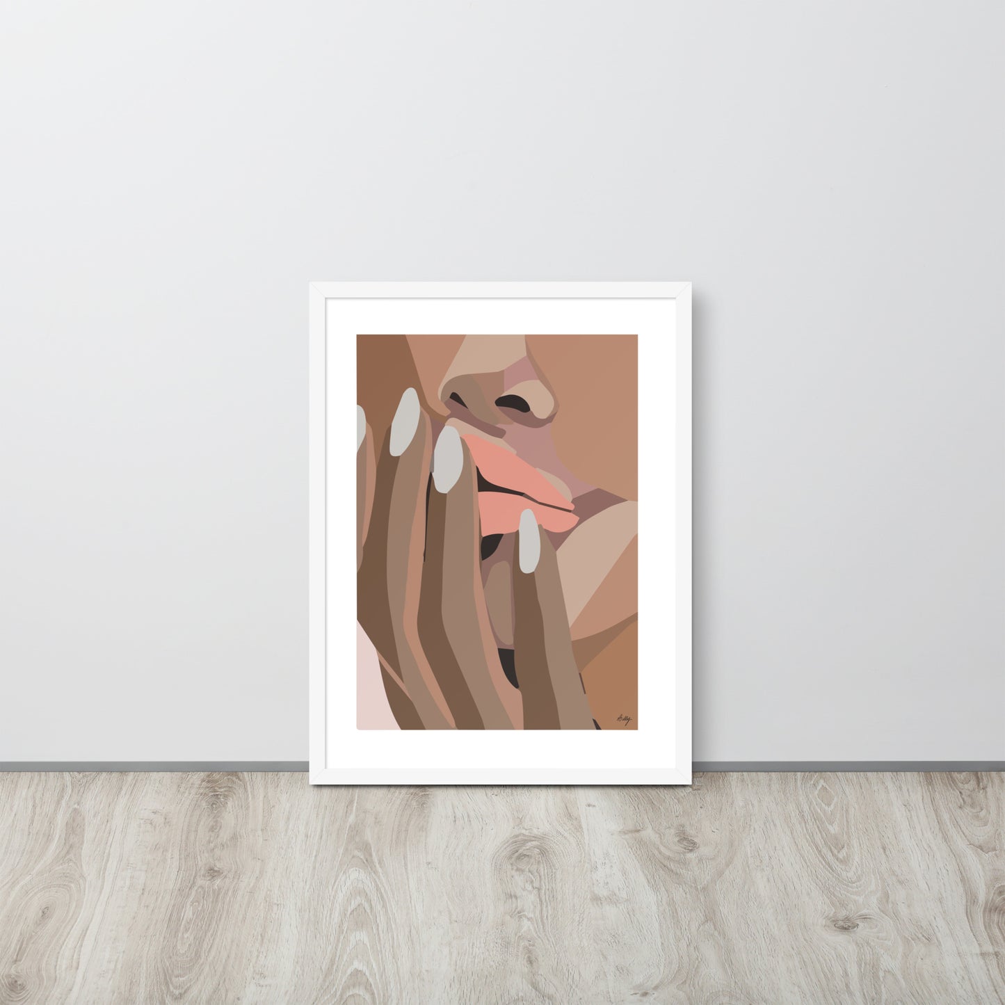 Tell Me More Framed Print