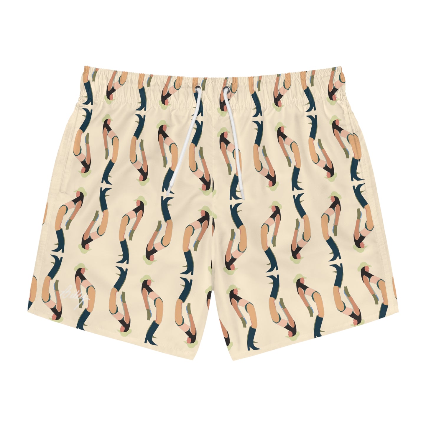 Beach Cowgirl Hoochie Daddy Swim Trunk (Nude)